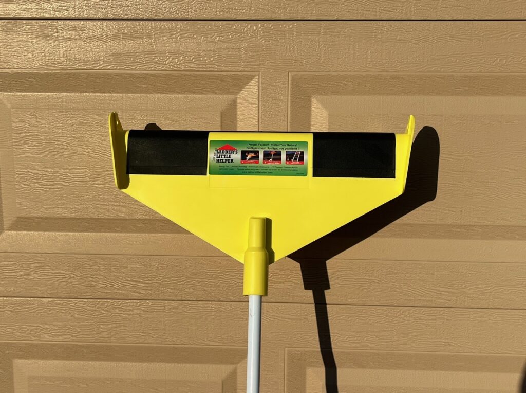 Giant Ladders Helper On A Pole