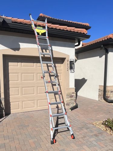 Giant Ladders Helper In Use
